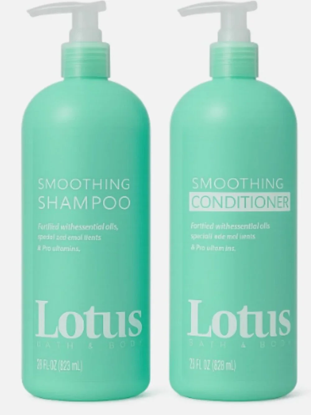2pack Lotus Bath & Body Smoothing Shampoo & Conditioner Set – 28 fl oz each